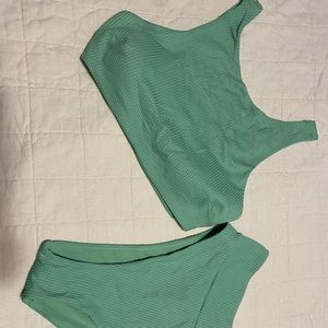 Aerie Waffle bikini set